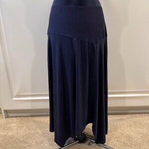 Boden Handkerchief Hemline Midi Jersey Skirt